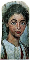 Портрет девушки (Фаюмские портреты. Начало III в.)