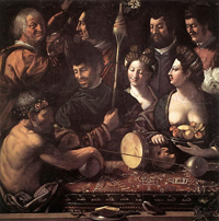 Геркулес и Омфала (Доссо Досси, ок. 1535)