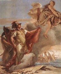 Венера является Энею у берегов Карфагена (Жан Баттиста Тьеполо, 1757 г.)