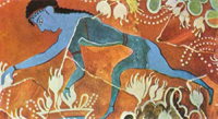 Собиратель Шафрана (Фреска Кносского дворца)