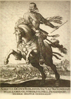 Герцог Валленштейн на коне
