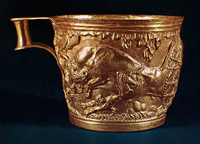 Золотой кубок из Вафио (XV-XII вв. до н.э.)