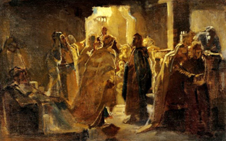 Христос в синагоге (Н.Н. Ге)